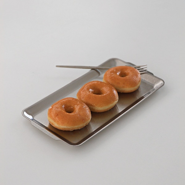 빈티지메탈 스테인레스 핸들 트레이 접시