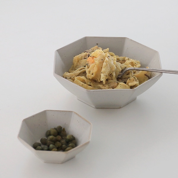 아르데 팔각 찬기 반찬 깊은 접시  3size