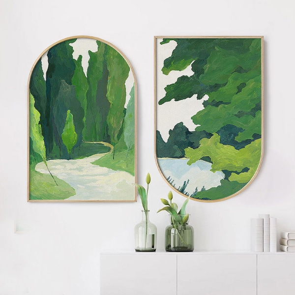 [해외배송] 아치 액자 - 그린랩 (Green Lab.01)