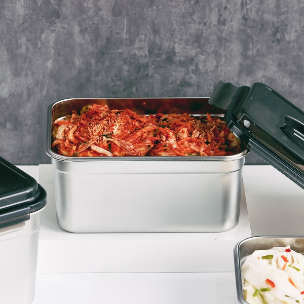 스테인리스 스틸 김장 김치 용기 6L