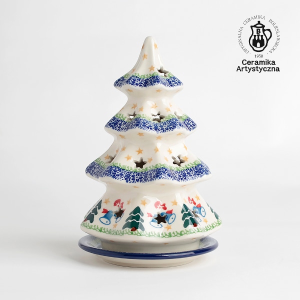 폴란드그릇 트리 캔들홀더 1개 H5125Q