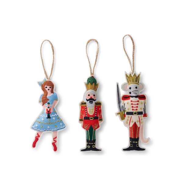Nutcracker 펠트 오너먼트 3개입
