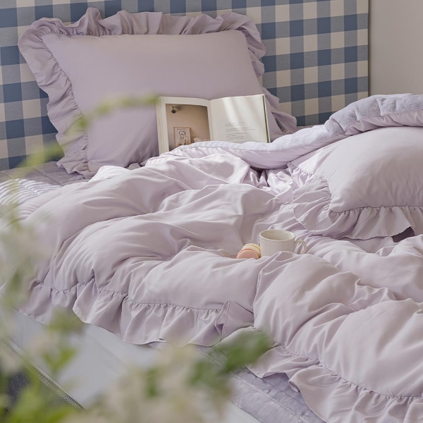 아망떼 크리미 장모 극세사 프릴 차렵이불 SS/Q/K