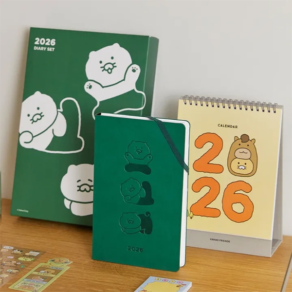 2026 다이어리 그린 춘식이(세트)